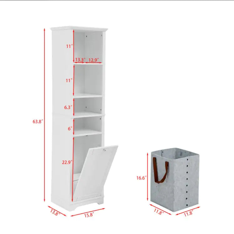 64" Slimline Multi-Storage Cabinet