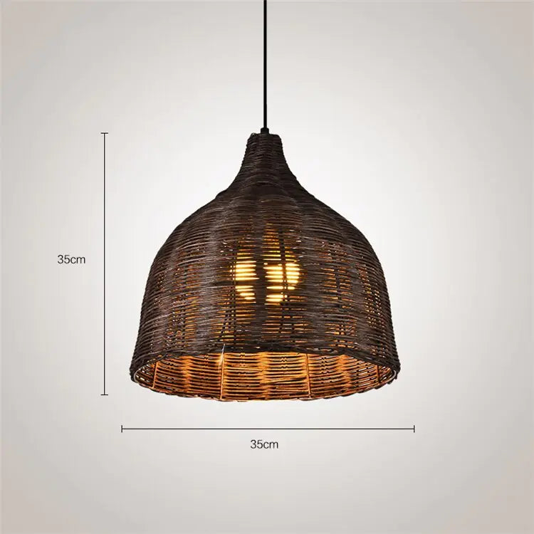 Japanese Bamboo Pendant Lamps