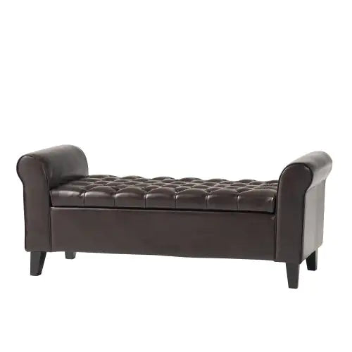 HAYES TUFTED STORAGE BENCH