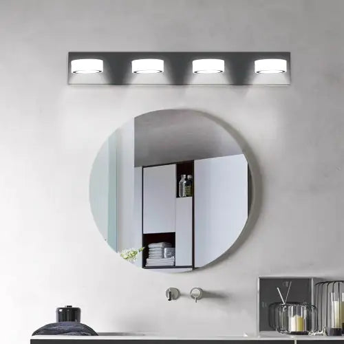 Sleek LED Black Vanity Wall Light