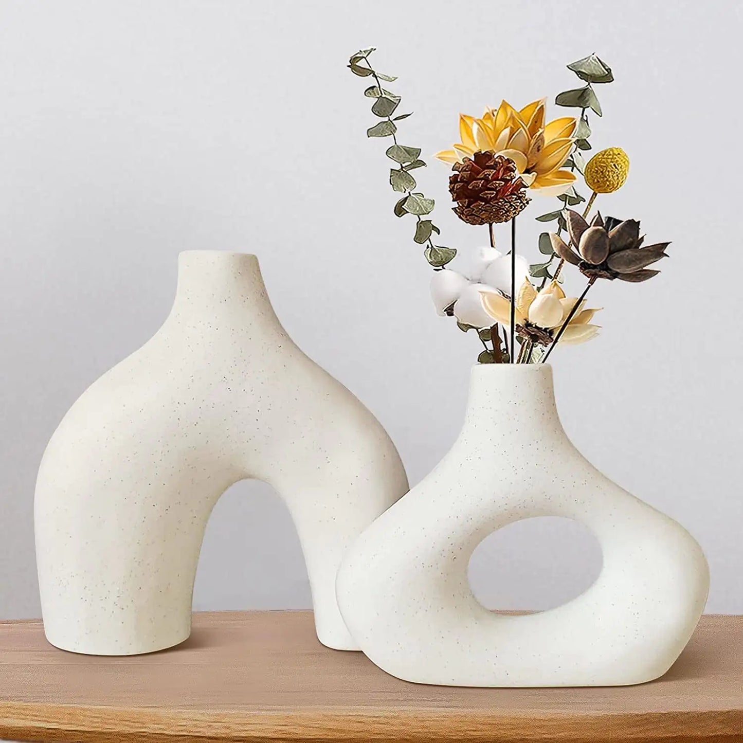 Modern White  Ceramic Vase