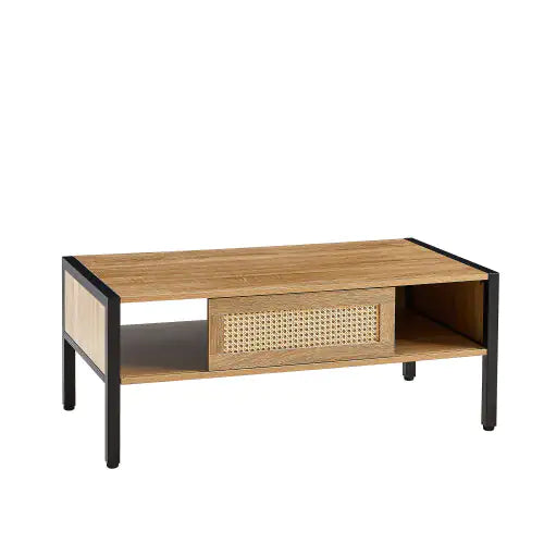 40.16 Inch Rattan Coffee Table