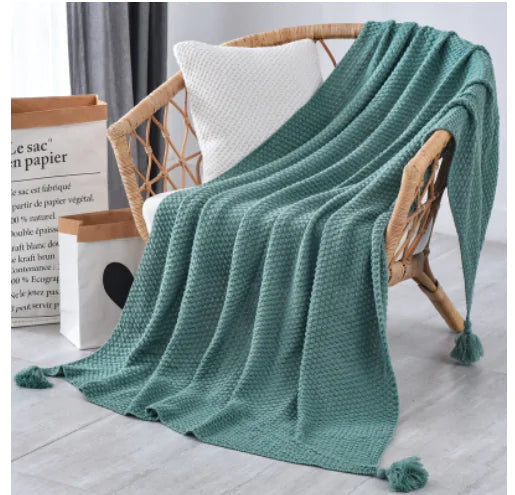 Crafted Comfort Tassel Throws