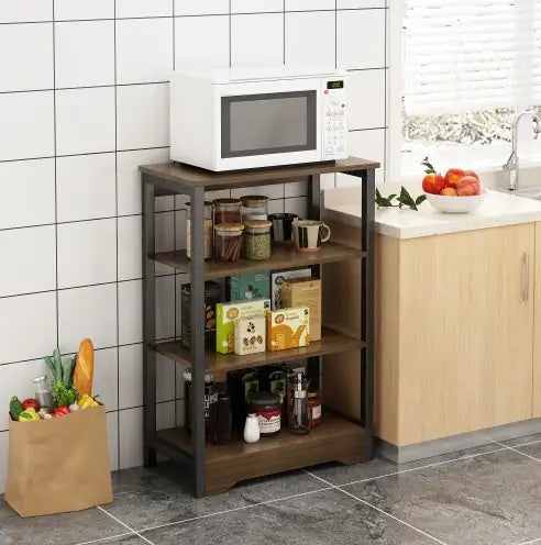 Versatile Wild Oak Shelving Unit with Adjustable Feet