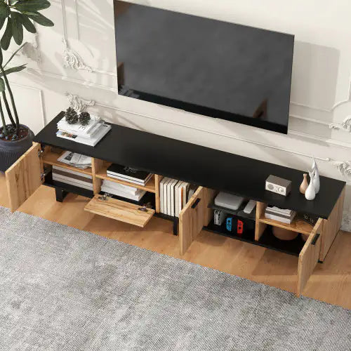 Modern Entertainment Hub for Large TVs