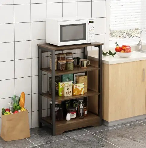 Versatile Wild Oak Shelving Unit with Adjustable Feet