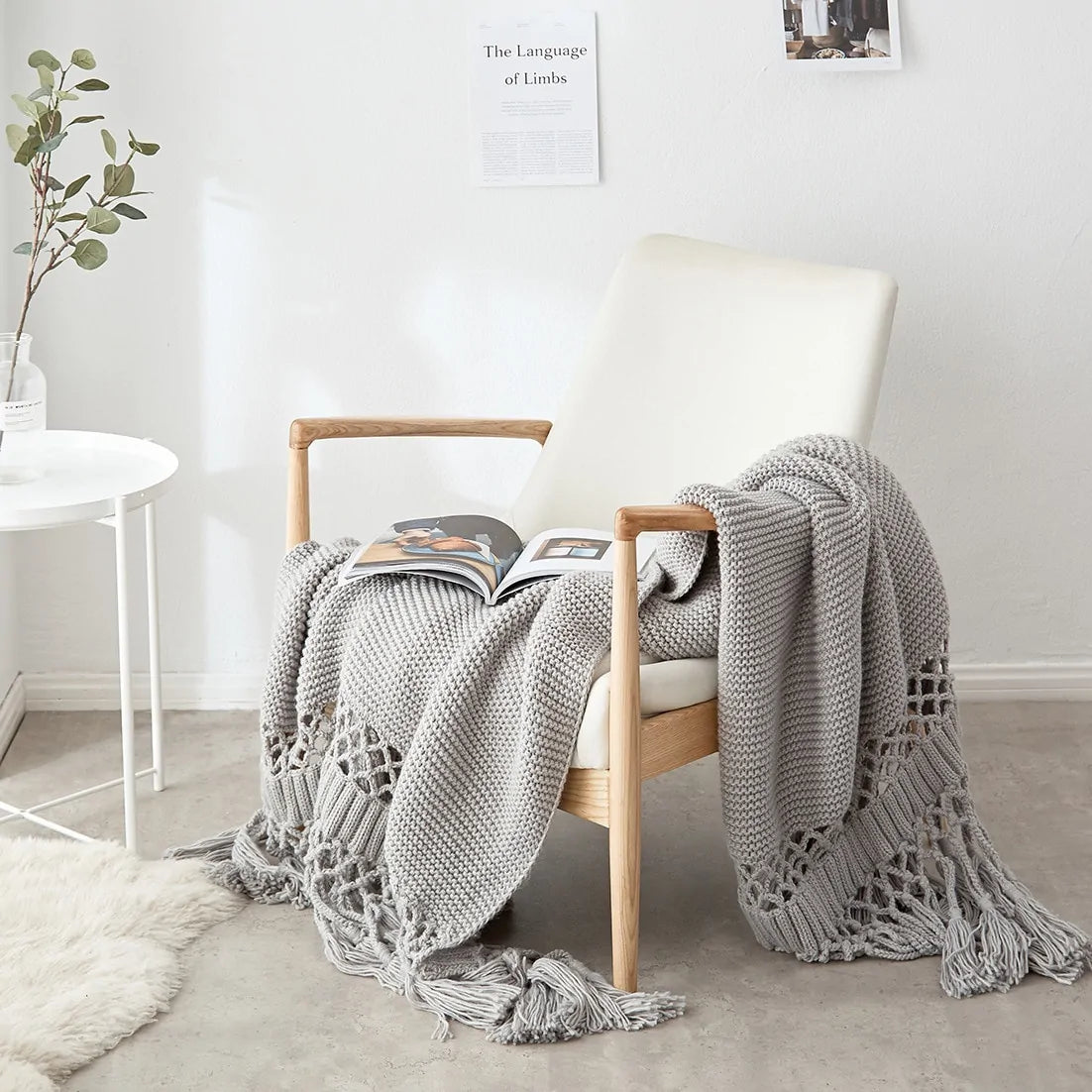 Crafted Comfort Tassel Throws