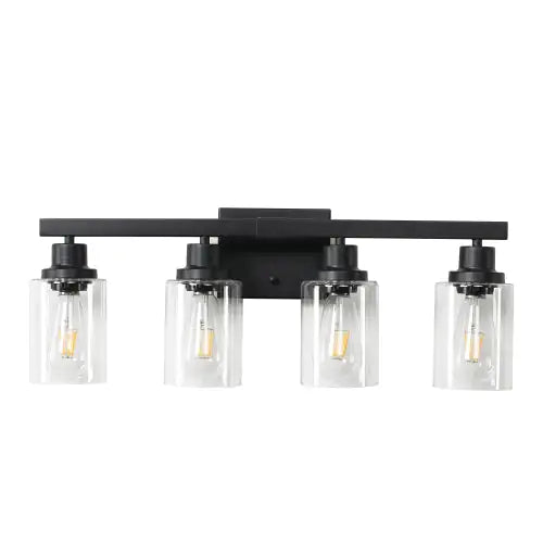 Rustic Black Iron Vanity Lights