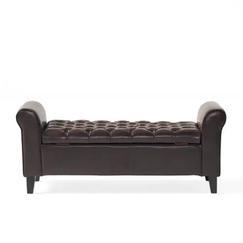 HAYES TUFTED STORAGE BENCH