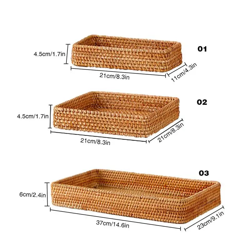 Rattan Woven Storage Basket