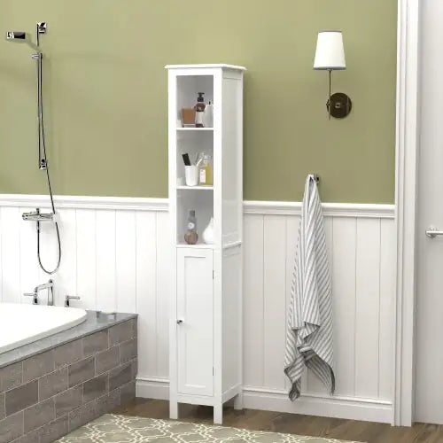 Versatile Tall Storage Cabinet with Adjustable Shelves