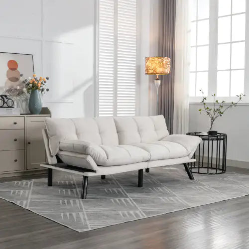 Modern Cream Sleeper Sofa