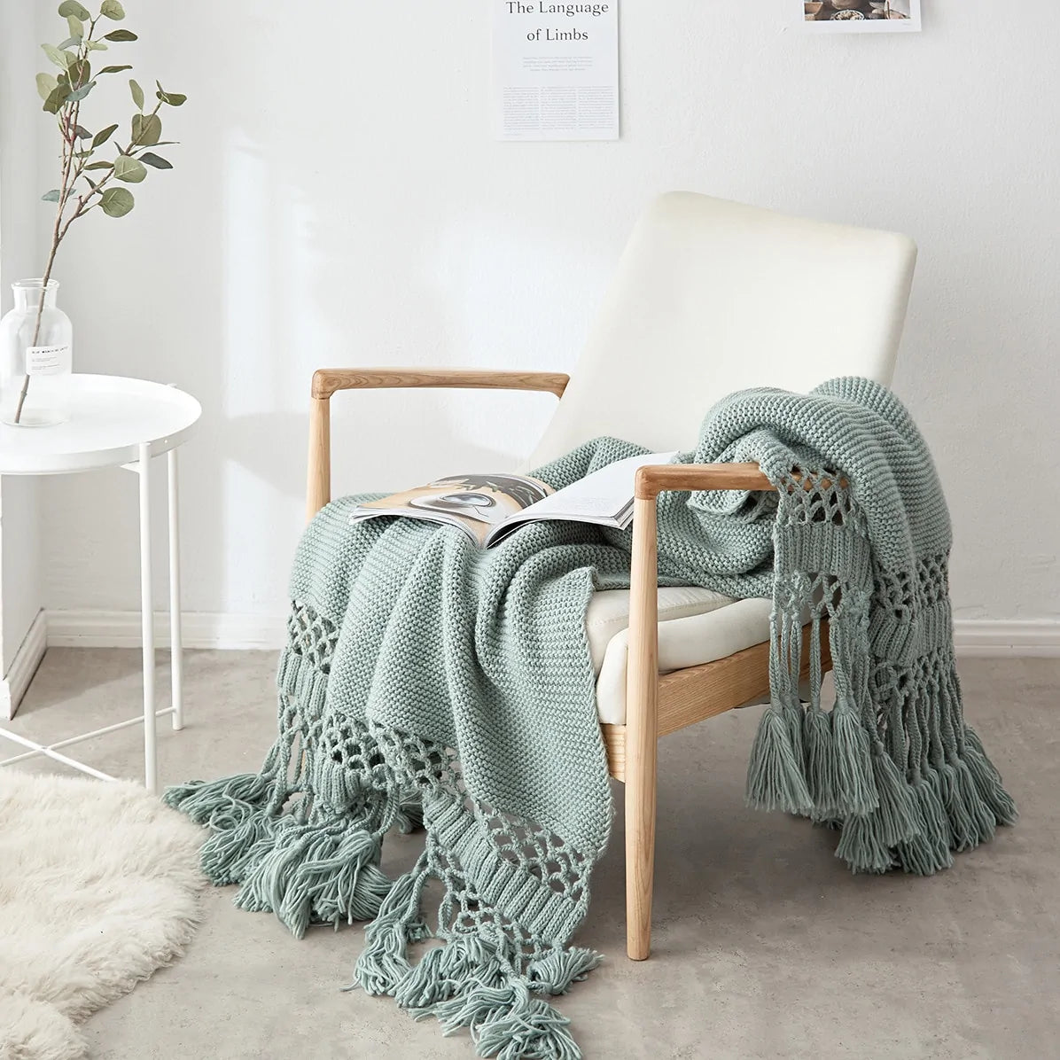 Crafted Comfort Tassel Throws