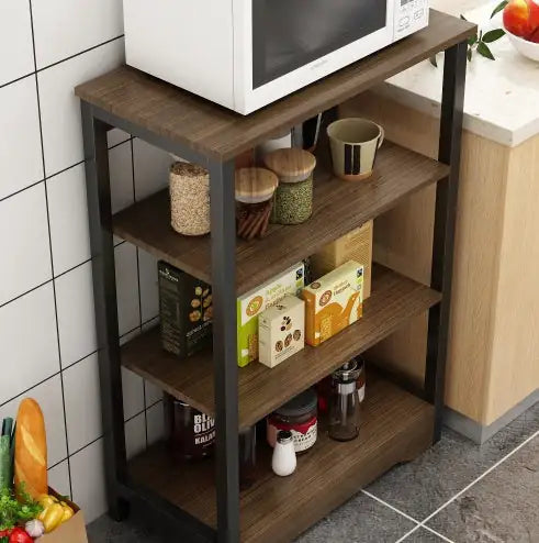 Versatile Wild Oak Shelving Unit with Adjustable Feet