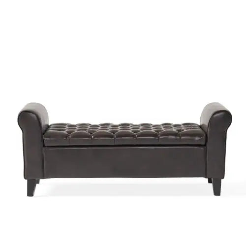 HAYES TUFTED STORAGE BENCH