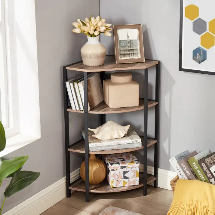 4-Tier Versatile Corner Shelf