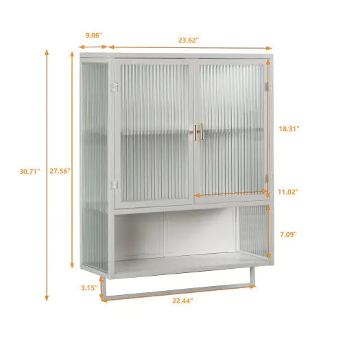 Elegant Dual Door Cabinet for Home Storage