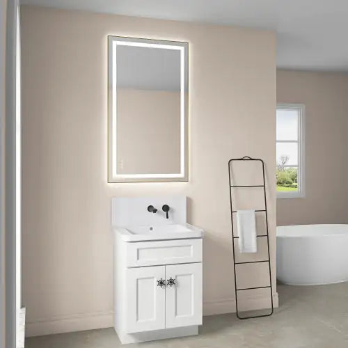 GoldLuxe Dimmable 40x24 Bathroom Mirror