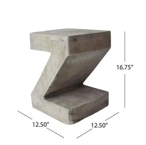 Knight's Modern Concrete Side Table