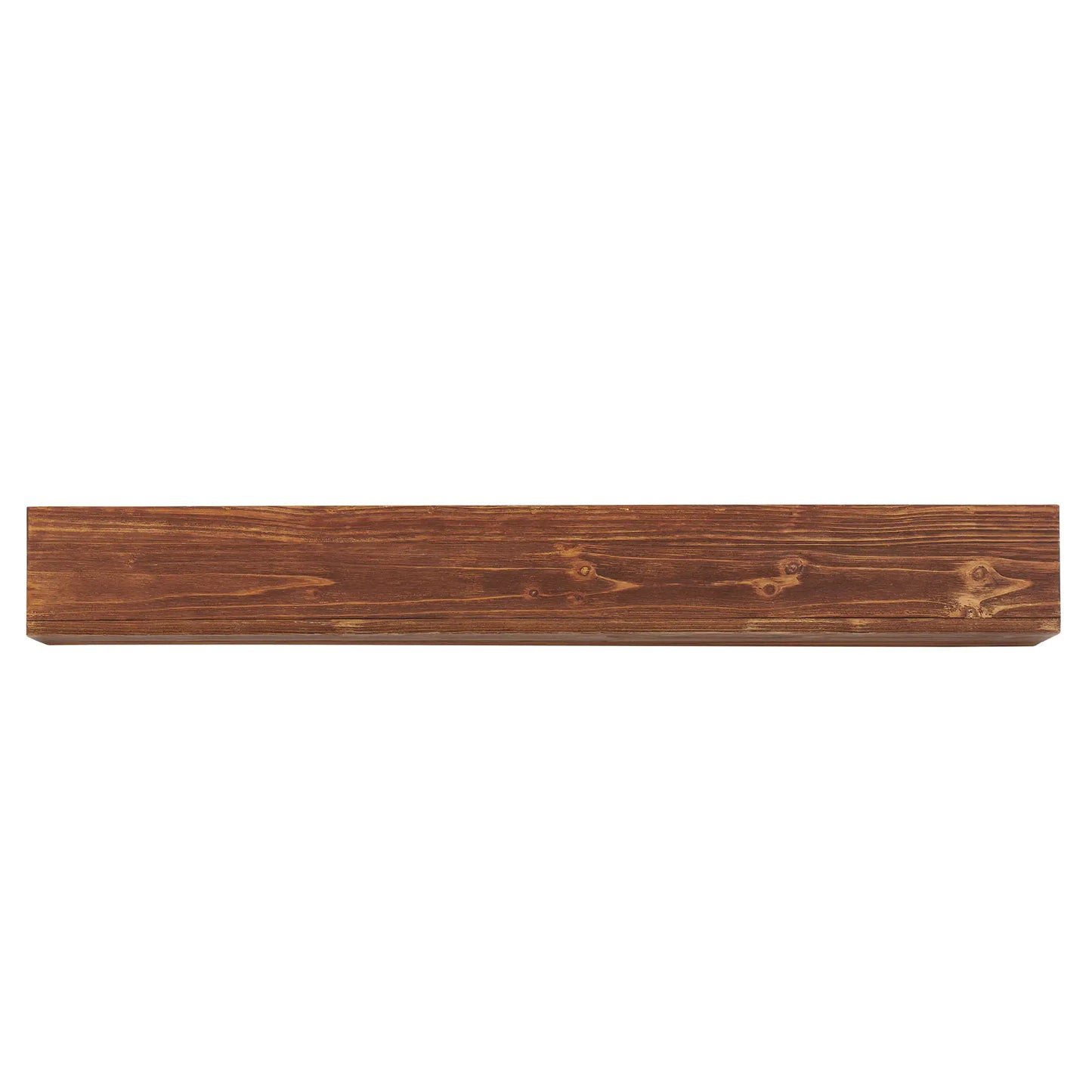 72-Inch Wooden Wall Mantel Rack