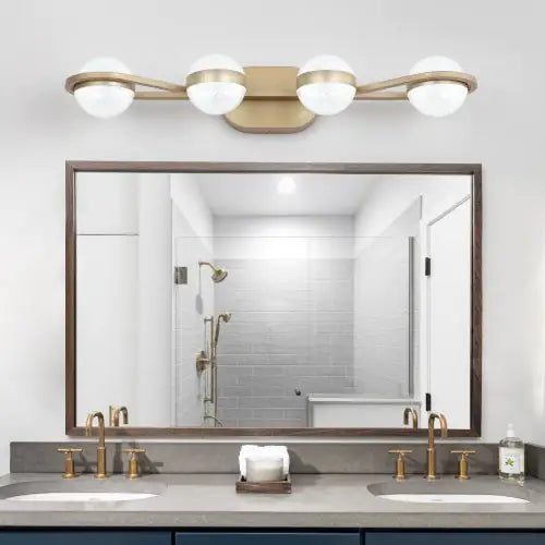 Modern Minimalist Gold Bathroom Vanity Light