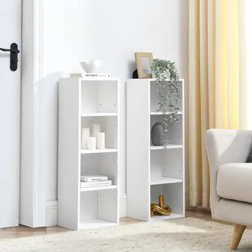 Slim 8-Tier Storage Tower - White