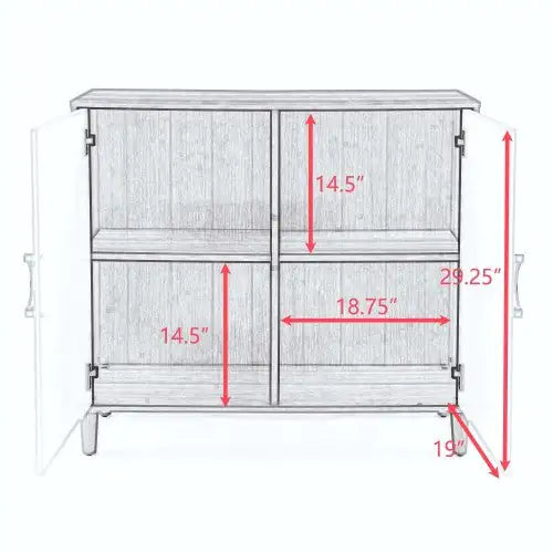 Versatile Storage Cabinet with Shelves