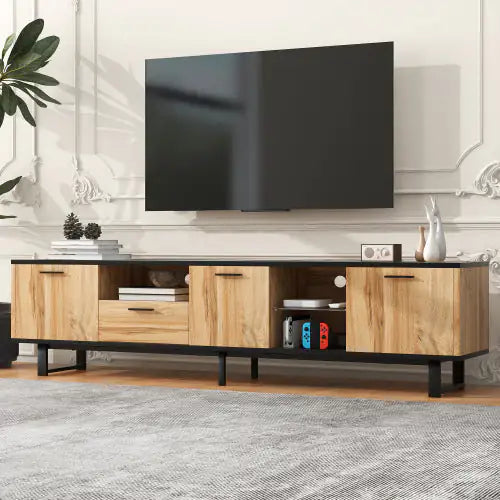 Modern Entertainment Hub for Large TVs