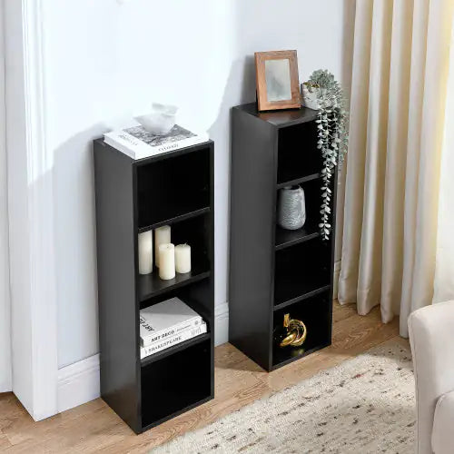 Slim 8-Tier Storage Tower - Black