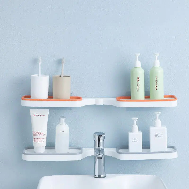 Swivel Bathroom Organizer Rack