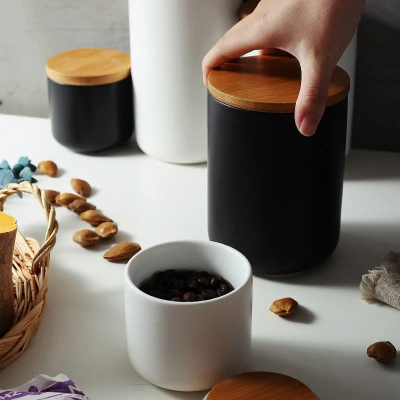 Elegant Ceramic Seal Jar