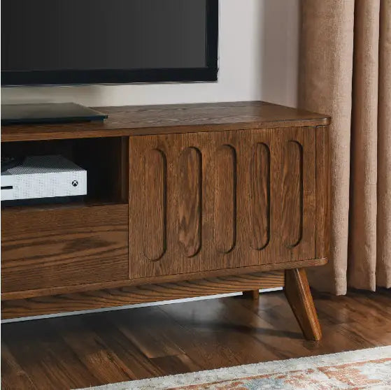 Vintage Groove Wood TV Console