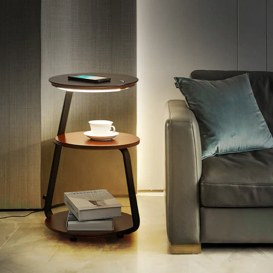 Nordic Minimalist Floor Lamp Wireless Charging Rack